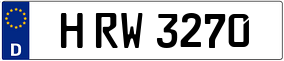 Truck License Plate